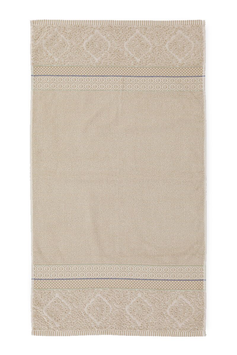 Bath Towel Set/3 Soft Zellige Khaki 55x100 cm