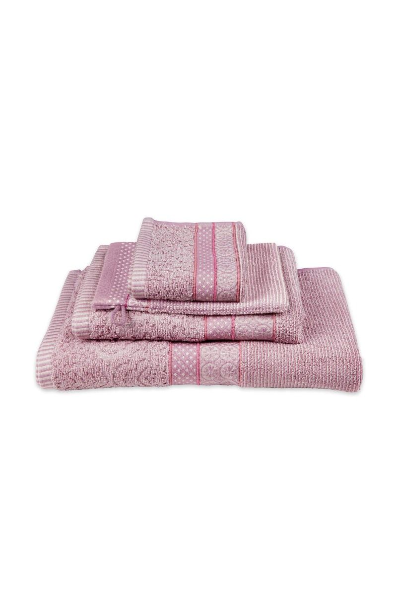 Large Bath Towel Soft Zellige Lilac 70x140cm