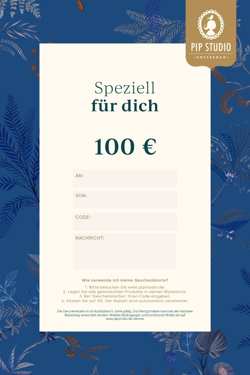 Digitalen Geschenkkarte €100