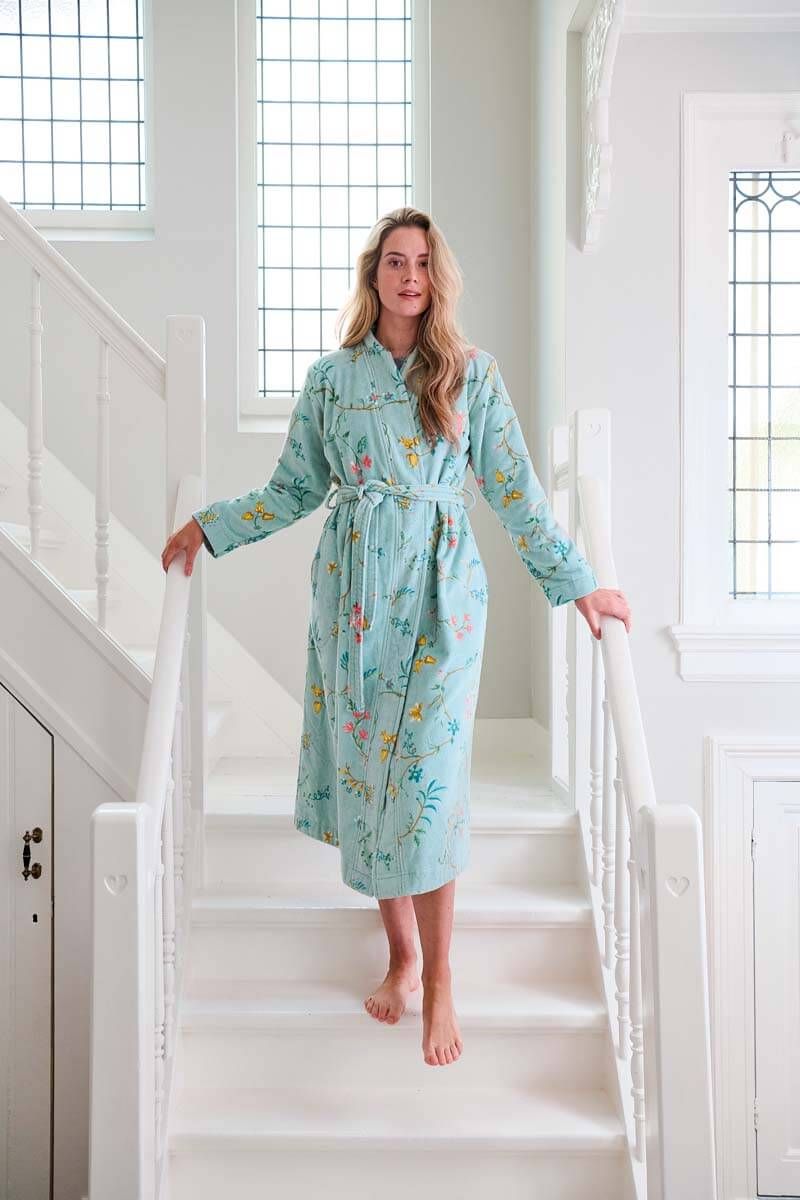 Bathrobe Les Fleurs Bathrobe Blue