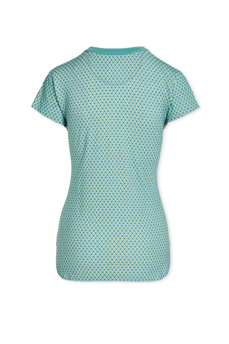 Short Sleeve Marquise Blue