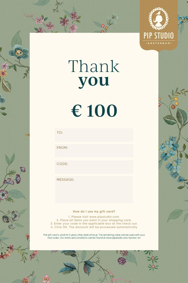 E-gift voucher €100