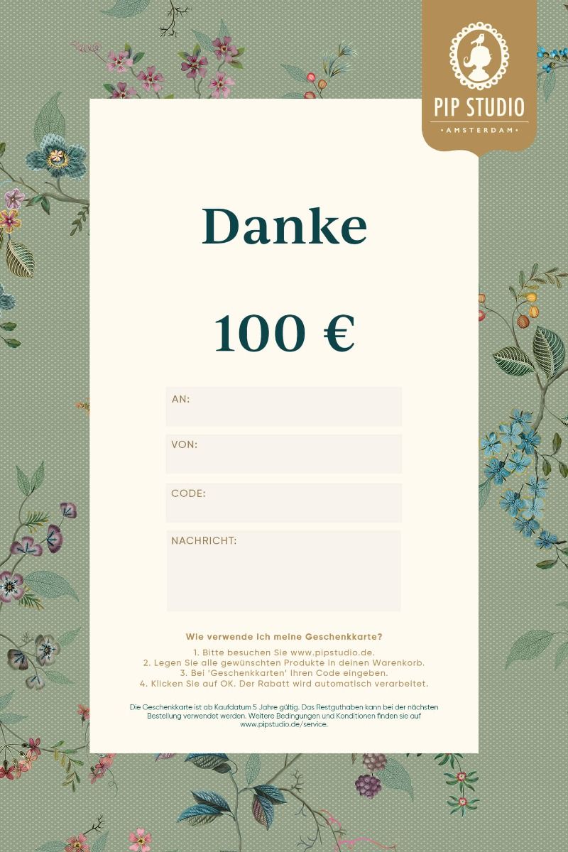Digitalen Geschenkkarte €100