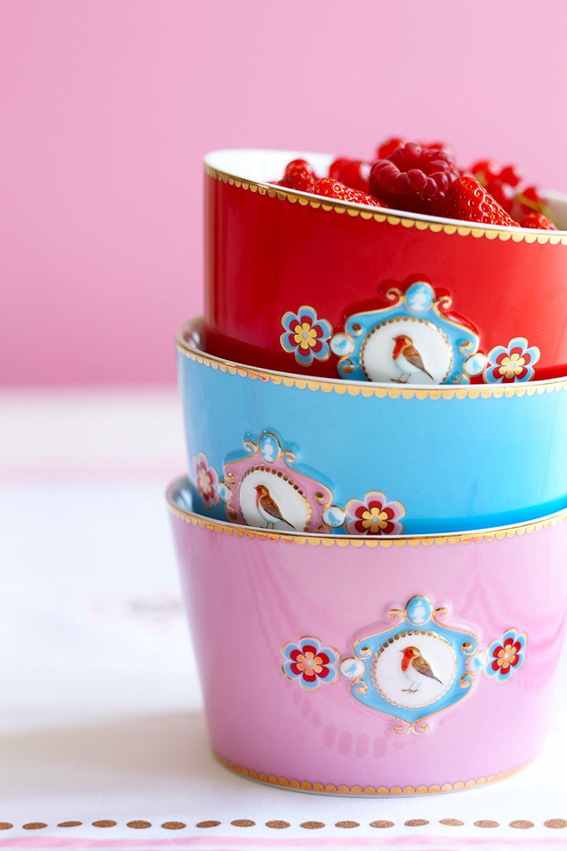 Love Birds Schale Rosa 20 cm