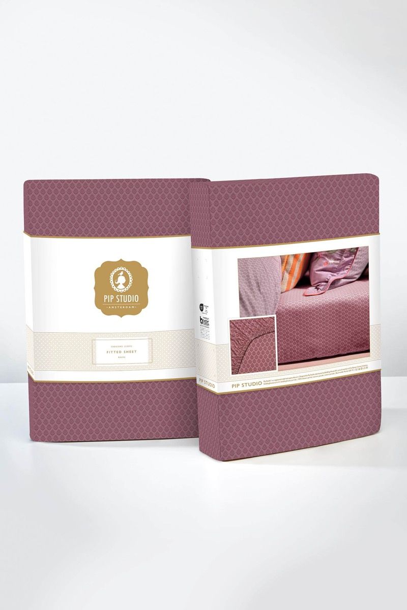 Fitted Sheet Thousand Leaves Mauve