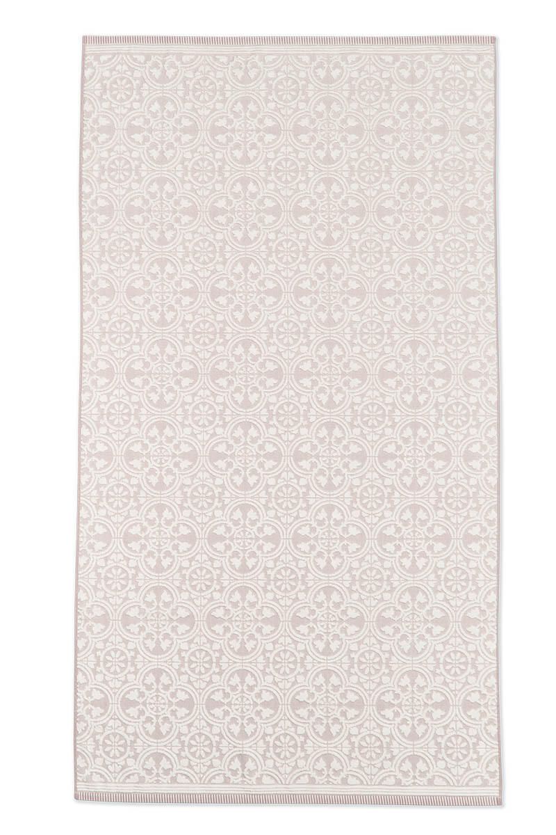 Extra Grote Handdoek Tile de Pip Khaki 100x180 cm