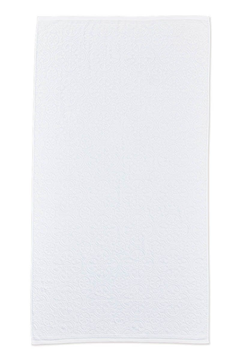 Extra Large Bath Towel Tile de Pip White 100x180 cm