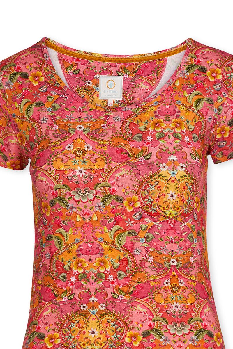 Short Sleeve Pippadour Pink