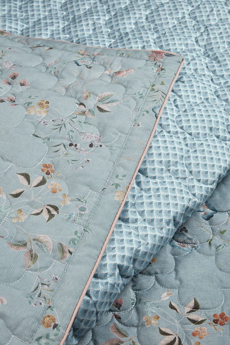Quilt Tokyo Blossom Hellblau