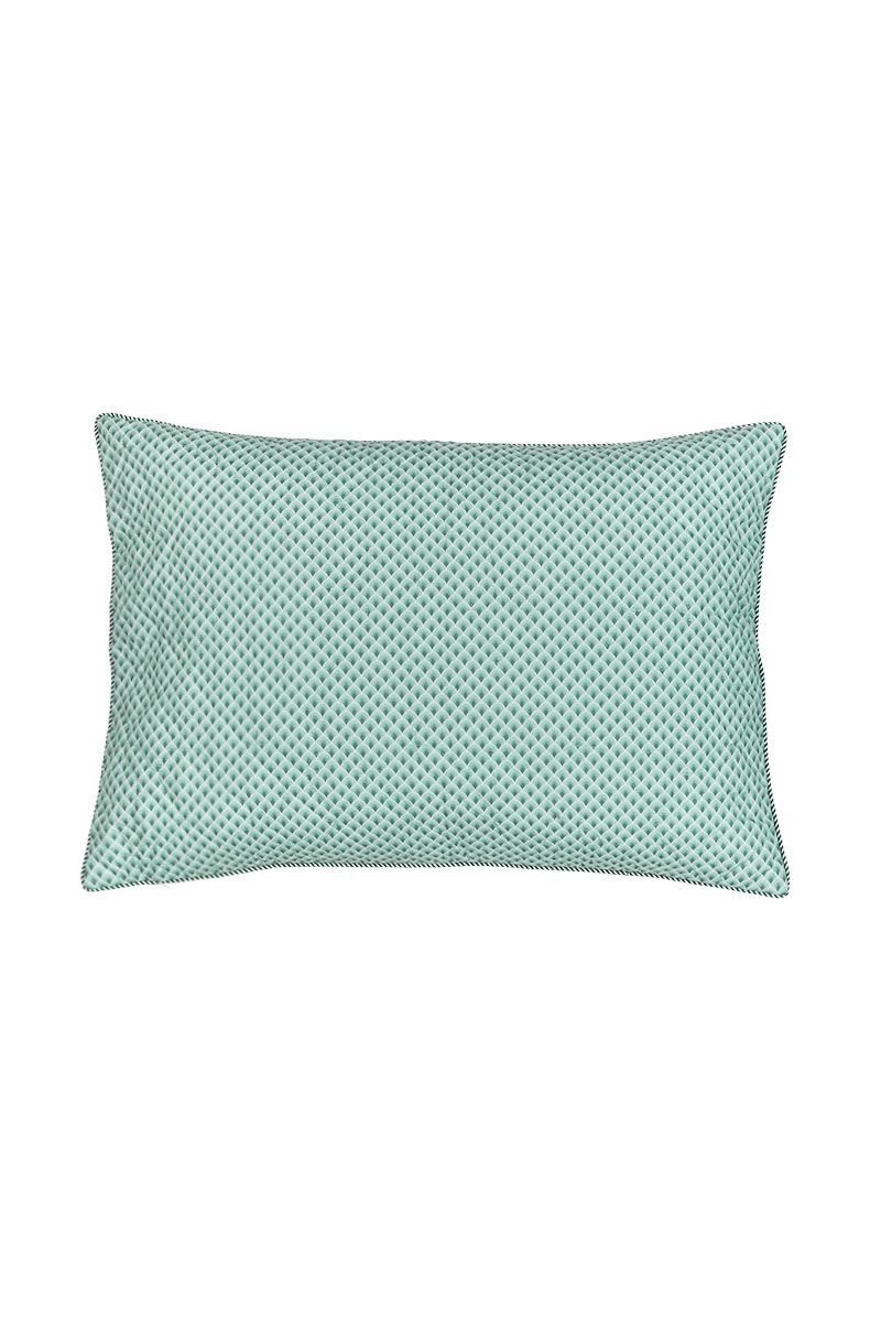 Rechteckige Zierkissen Quilted Tokyo Bouquet Grün
