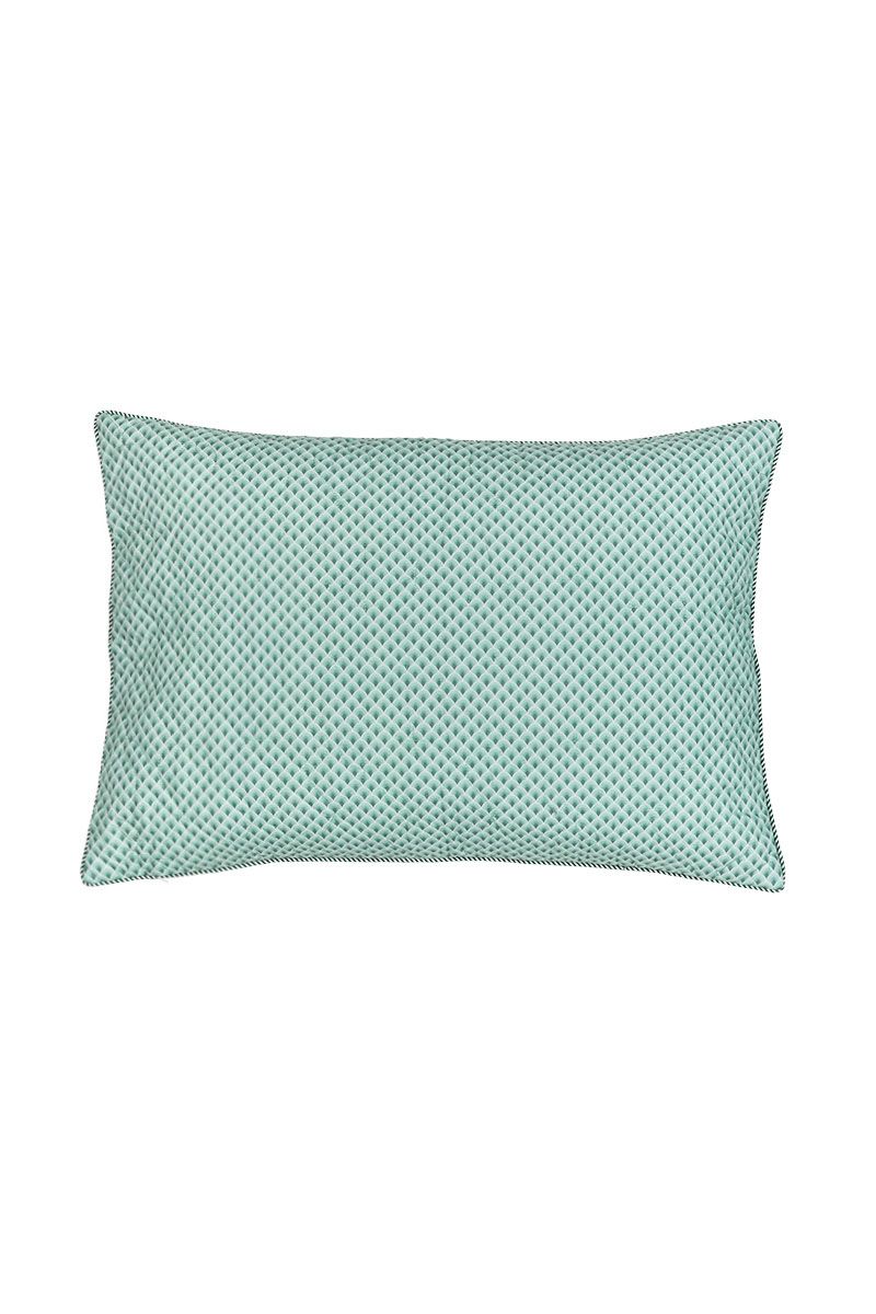 Cushion Rectangle Quilted Tokyo Bouquet Green