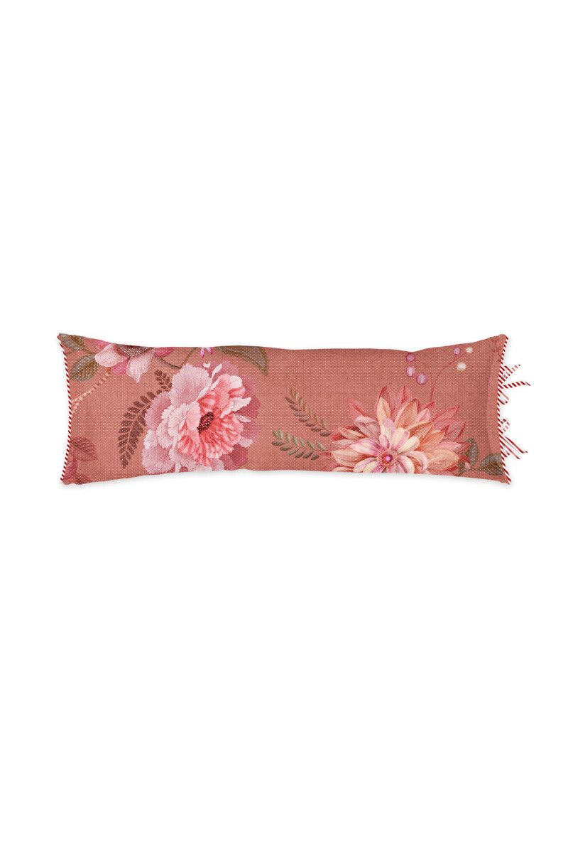 Cushion Rectangle Long Tokyo Bouquet Pink/Terra