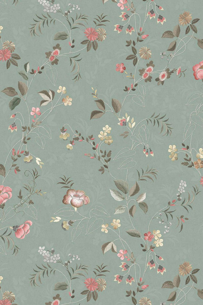 Behangstaal Tokyo Blossom Jade Groen