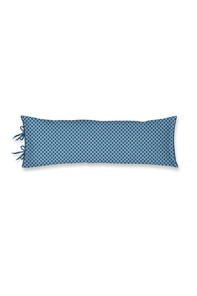 Cushion Rectangle Long Tokyo Bouquet Dark Blue