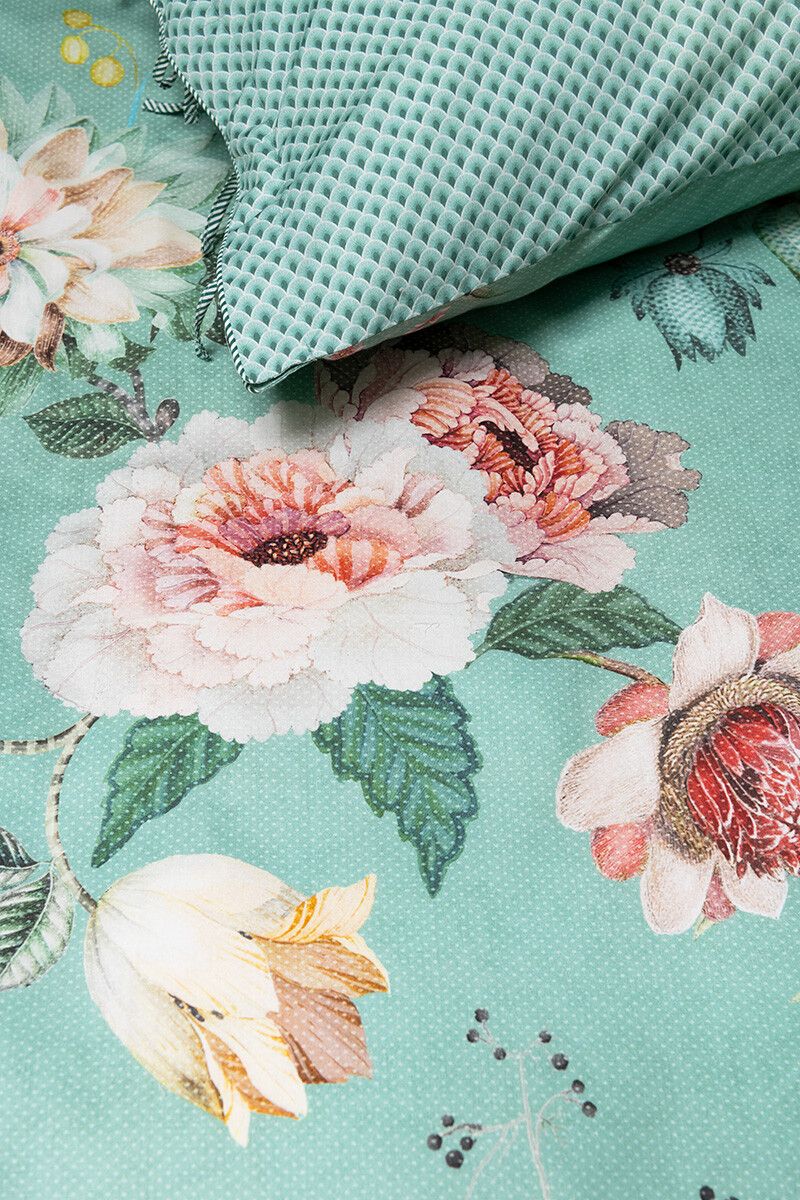 Duvet Cover Tokyo Bouquet Green