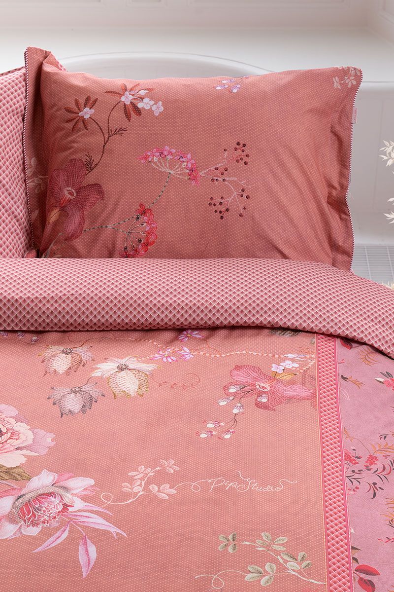 Pillowcase Tokyo Bouquet Pink/Terra