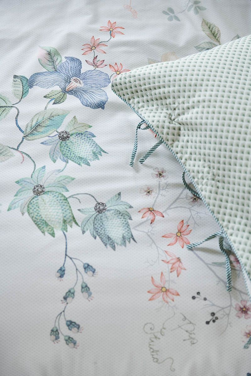 Bettbezugsset Tokyo Bouquet Weiss