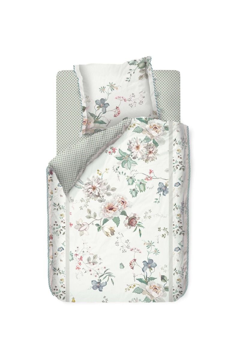 Bettbezugsset Tokyo Bouquet Weiss