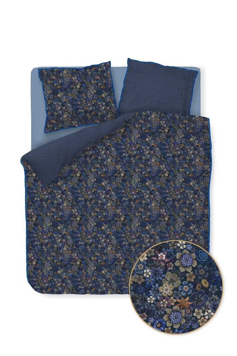 Duvet Cover Set Tutti i Fiori Dark Blue
