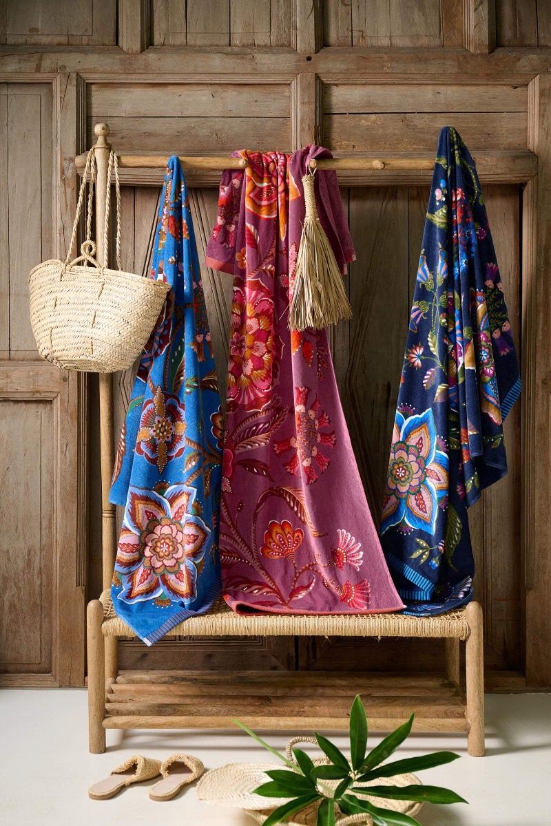 Beach Towel Viva La Vida Dark Blue