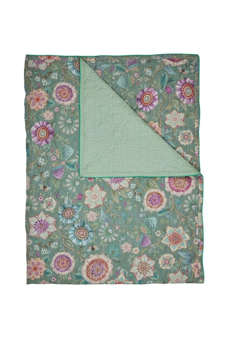 Quilt Viva Las Flores Green