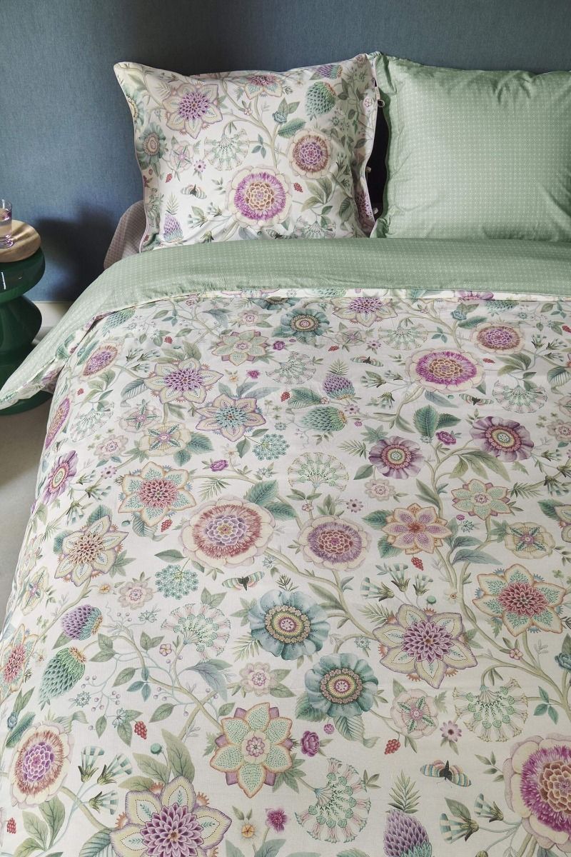 Duvet Cover Viva las Flores White