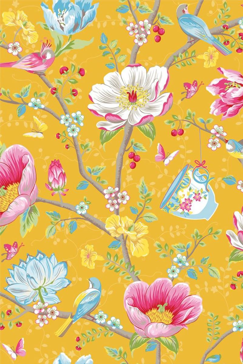 Papier Peint Mural Pip Studio Chinese Garden en Coloris Jaune
