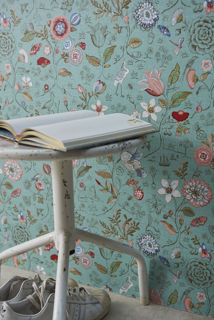 Pip Studio Spring to Life Non-Woven Wallpaper Green