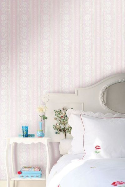 Pip Studio Pearls and Lace Wallpower rosa