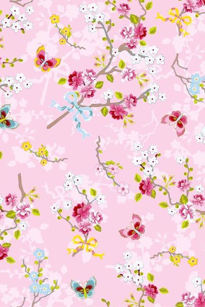 Pip Studio Chinese Rose Vliestapete Hellrosa