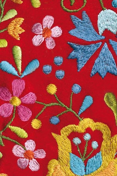 Pip Studio Embroidery Wallpower Red