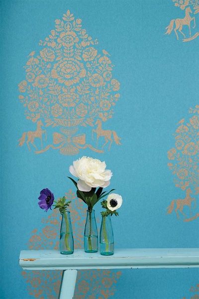 Pip Studio Pip for President Vliesbehang Licht Blauw
