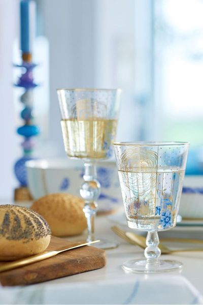 Royal Golden Dots water glass low