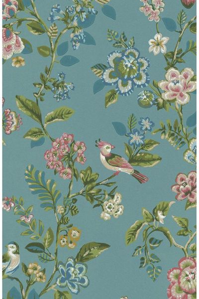 Pip Studio Botanical Print Vliesbehang Zee Blauw