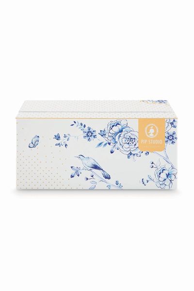 Royal White Geschenkset 2 Teetassen & Untertassen Blumen