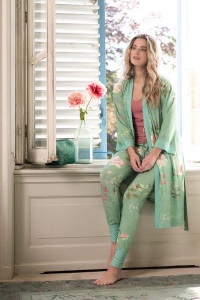 Lange Broek Tokyo Bouquet Groen
