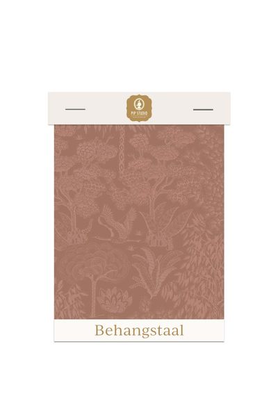 Behangstaal Origami Tree Terra/Rosé Goud