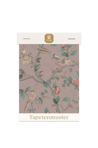 Tapetenmuster Good Nightingale Rosa Mauve