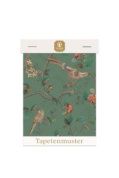 Tapetenmuster Good Nightingale Grün