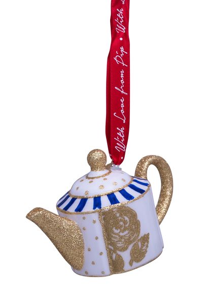 Ornament Glass Teapot 7 cm