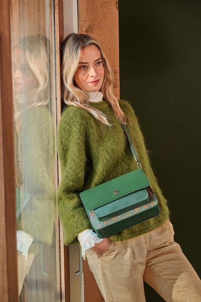 Schoudertas Fenna Medium Jabali Groen