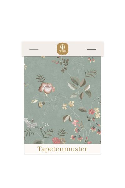 Tapetenmuster Tokyo Blossom Jade Grün