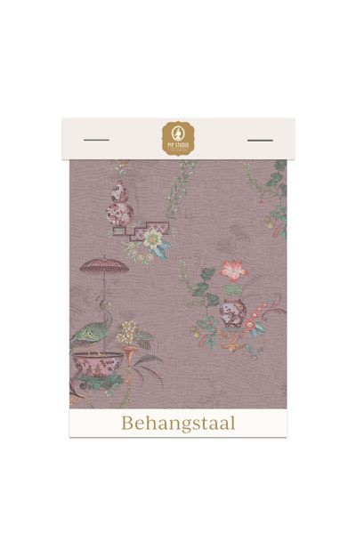 Behangstaal Chinese Porcelain Mauve