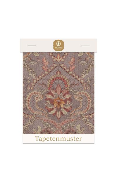 Tapetenmuster Saluti Mauve