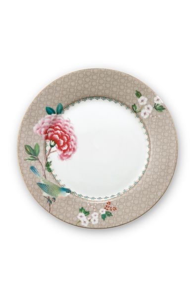 Blushing Birds Frühstücksteller Khaki 21 cm