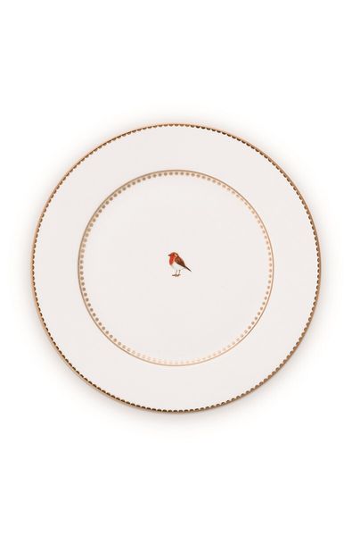Love Birds Ontbijtbord Wit 21 cm