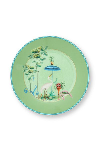 Jolie Breakfast Plate Green 21 cm