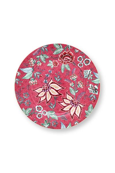 Flower Festival Underplate Dark Pink 32 cm