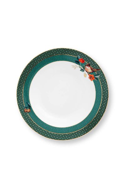 Winter Wonderland Diep Bord Groen 21.5 cm