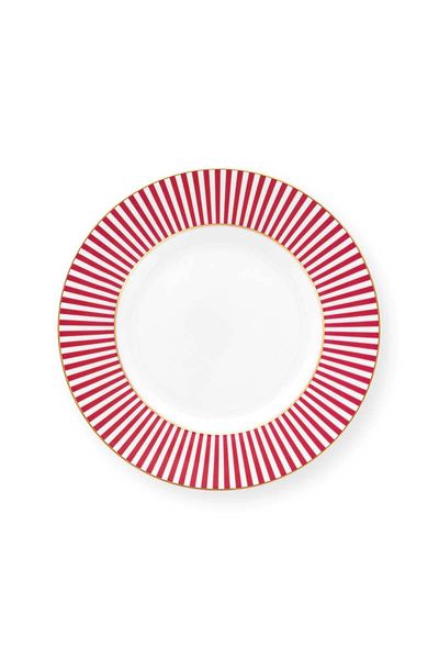Royal Stripes Petit Four Dark Pink 12cm